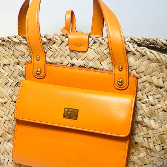 Dolce & Gabbana Kendra Straw Tote - Picture 7 of 9
